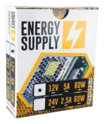 Fuente de Alimentación Switching Metálica 12V 60W 5A - Interior