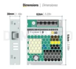 Fuente de Alimentación Switching Metálica 12V 60W 5A - Interior - Imagen 2