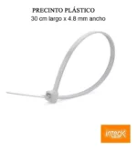 PRECINTO DE NYLON 4.8MM X 300MM - BLANCO - Imagen 3