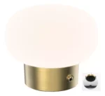 VELADOR A BATERIA MUSHROOM DIMERIZABLE MACROLED, COBRE, DC5V, 2700K, IP20, 160LM, INCLUYE CABLE USB-C