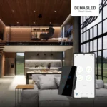 Tecla Smart de Muro Táctil 4 Canales 600W NEGRO - Imagen 5