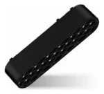 CABEZAL PANAL NEGRO PARA RIEL MAGNETICO SKYLINE 114MM MACROLED. DC48V. 6W. 2700K. 36°. RA>90 - Imagen 2
