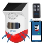 Alarma Solar Wifi Con Control Remoto Litex