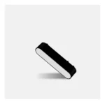 CABEZAL DIFUSO NEGRO PARA RIEL MAGNETICO SKYLINE 114MM MACROLED, DC48V, 6W, 2700K, 90°, RA>90