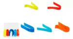 JUEGO DE CINTAS DE VELCRO DE 50 PIEZAS - MATERIAL: POLIESTER - 20 X 180MM - 10 ROJO + 10 NARANJA + 10 AZUL + 10 CELESTE + 10 AMARILLO - Imagen 2