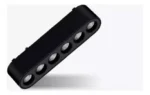 CABEZAL FOCAL NEGRO PARA RIEL MAGNETICO SKYLINE 114MM MACROLED. DC48V. 6W. 2700K. 36°. RA>90