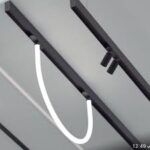 TUBO FLEXIBLE DIFUSO NEGRO PARA RIEL MAGNETICO SKYLINE 1000MM MACROLED. DC48V. 10W. 2700K. 360°. RA>90 - Imagen 3