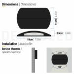 Aplique Exterior LED Bidireccional 10W Blanco Neutro 85-265V - Imagen 4