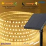 Tira Led Solar Litex Lx437 Intemperie Jardín Decoración - Imagen 10