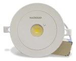 LUZ DE EMERGENCIA COB DE EMBUTIR. AC100-240V. 300LM. BATERIA 3.7V 2400mAh 3-4HS BCO FRIO 7000K