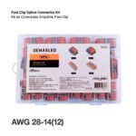 Kit de Conectores Empalme Fast Clip 2 y 3 Polos, 2 y 3 Bornera x80pzs