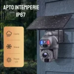 CAMARA SEGURIDAD SOLAR - DOMO DOBLE LENTE 4G ZOOM 36X - Imagen 6