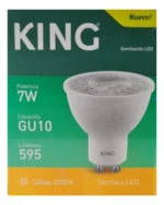 DICRO KING ECO 7W AC100-240V CALIDO 3000K - Imagen 2
