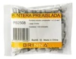 PUNTERA TIFF 2,5MM LARGO 8MM BRINNA X100