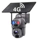 CAMARA SEGURIDAD SOLAR - DOMO DOBLE LENTE 4G ZOOM 36X