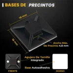 BASE PRECINTO 20X20MM BRINNA - Imagen 4