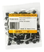 PUNTERA DOBLE TIFF 1,5MM LARGO 10MM BRINNA X100
