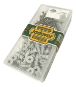 KIT DE TORNILLOS FIX PUNTA AGUA CON TARUGOS DE 120 PIEZAS - 60 TORNILLOS PUNTA AGUJA DE ACERO AL C CON SUPERFICIE GALVANIZADA + 60 TARUGOS PARA PLACAS DE DURLOCK