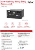 Batería de Litio LiFePO4 51.2V 200Ah Raqueable Kaise - Imagen 2