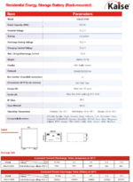 Batería de Litio LiFePO4 51.2V 200Ah Raqueable Kaise - Imagen 3