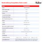 Batería de Litio LiFePO4 25.4 V 100Ah Raqueable Kaise - Imagen 6