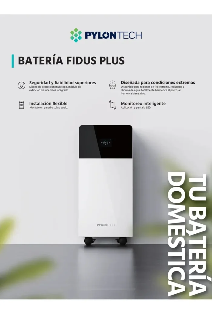 Batería Solar Pylontech Fidus Plus 48v 16kwh Pantalla + Wifi - Imagen 2